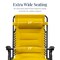 Best Choice Products Oversized Padded Zero Gravity Chair, Folding Outdoor Patio Recliner w/ Side Tray